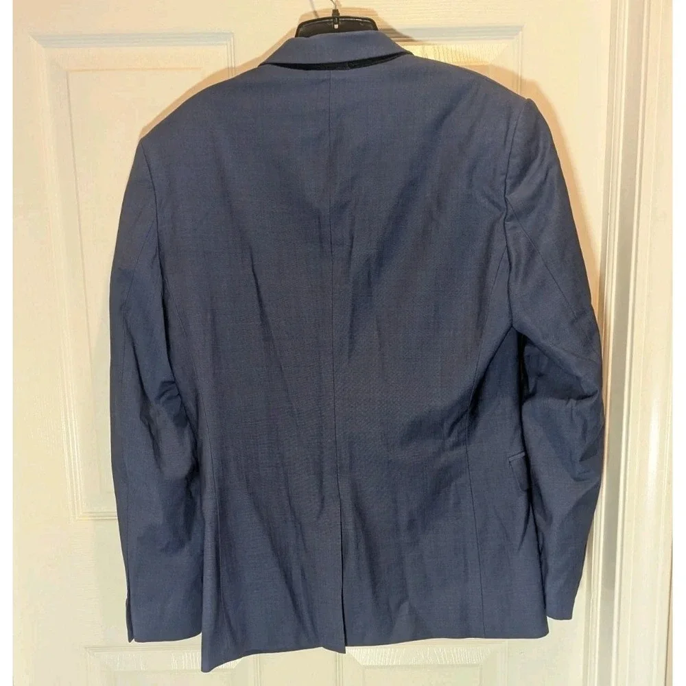 Modern Business Express Performance Slim Sport Coat 38R Blue Stretch Blazer